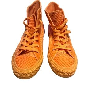 Converse All Star High-Top Sneakers – Bright Orange 🍊